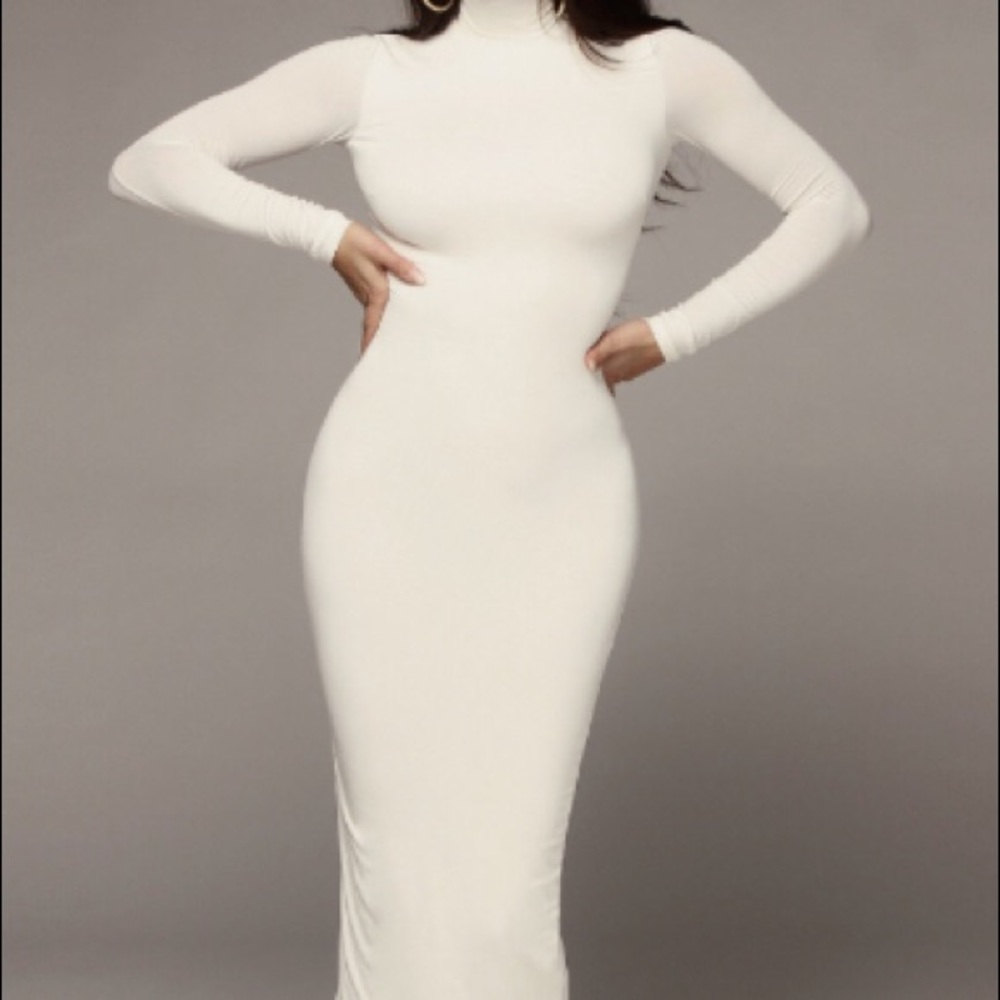 Long sleeve elegant dress